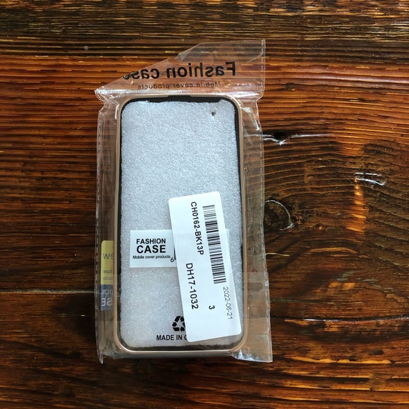 Black silicone iPhone 13 Pro case with ring holder. - Picture 2 of 2